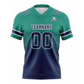 Customizable Women'S Football Jersey - Personalized Name, Number & Logo, Comfort Fit for Sports, Training & Casual Wear, Summer V-Neck T-Shirt with Bold Yellow & Red Design, Football Jersey, Nonelastic Fabric