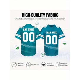 Female football fans who customize large-sized Women's football jerseys, personalized football jerseys with team names and numbers, and customized football uniforms as gifts