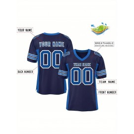 Custom Mesh Football Jersey - Personalized Practice Jerseys for Women, Stitched and Printed Name& Number, Lightweight& Breathable for Training and Games