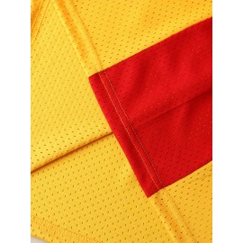 Stitched #22 Mens Yellow Basketball Jersey, Breathable, Sleeveless, Embroidered Uniform Shirt For Men, Perfect For Sports & Outdoor Activities