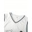 All Stitched 1 White Basketball Jersey, Breathable, Sleeveless, Embroidered Uniform Shirt For Men, Perfect For Sports & Outdoor Activities