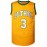 Stitched #3 Yellow Basketball Jersey, Breathable, Sleeveless, Embroidered Uniform Shirt For Men, Perfect For Sports & Outdoor Activities