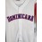 Men's #19 Embroidered White Baseball Jersey - V-Neck, Button-Up, Polyester, Machine Washable - Perfect for Sports & Parties