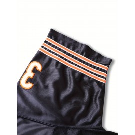 Men's#34 Blue American Football Jeresys Stitched Name And Number