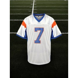 Men's Color-Blocked Fashion Rugby Jersey #7 Embroidered Short Sleeve V-Neck Loose Track Shirt, Men's Summer Breathable Rugby Shirt, Party Wear