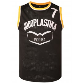 Stitched #7 Black Basketball Jersey, Breathable, Sleeveless, Embroidered Uniform Shirt For Men, Perfect For Sports & Outdoor Activities