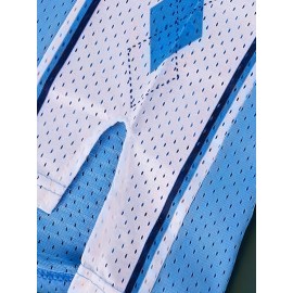 Men's #23 Embroidered Basketball Jersey - Breathable, Sleeveless, Loose Fit with Mesh Detailing & Number Stitching - Perfect for Sports, Outdoor Activities & Casual Wear, Athletic Clothing | Casual Style | Mesh Construction