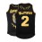 2 Embroidered Basketball Jersey Top Black
