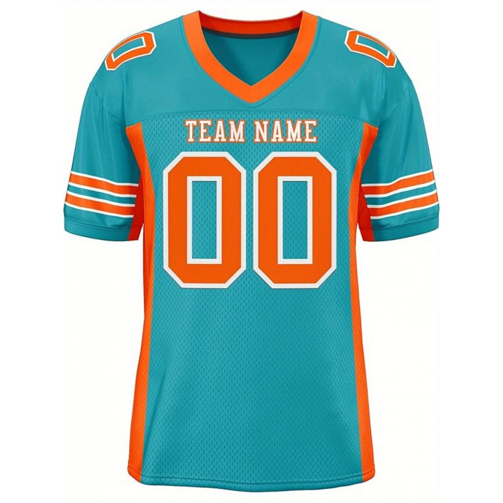 Custom Mesh Football Jersey - Personalized Practice Jerseys for Women, Stitched and Printed Name& Number, Lightweight& Breathable for Training and Games