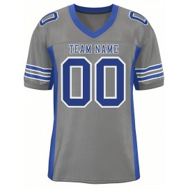 Custom Mesh Football Jersey - Personalized Practice Jerseys for Women, Stitched and Printed Name& Number, Lightweight& Breathable for Training and Games