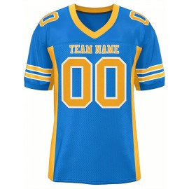 Custom Mesh Football Jersey - Personalized Practice Jerseys for Women, Stitched and Printed Name& Number, Lightweight& Breathable for Training and Games