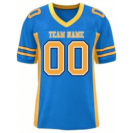 Custom Mesh Football Jersey - Personalized Practice Jerseys for Women, Stitched and Printed Name& Number, Lightweight& Breathable for Training and Games
